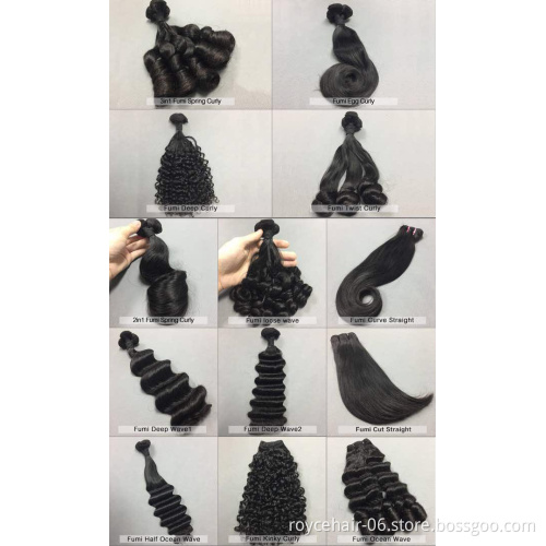 beach curl human hair weave  freetress deep wave hair raw virgin hair burmese weaving